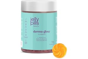 Jelly Pills Soin Naturel & Végane Anti-Acné – 70 Gummies – Goût Banane – Pour Corriger les Taches, Imperfections, Rides et Améliorer l’Élasticité