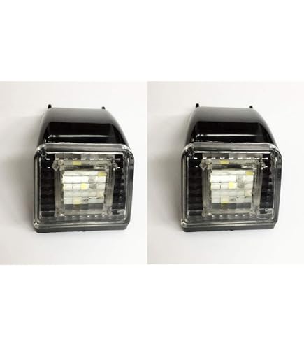 Phares Antibrouillard LED 12V/24V - 64W, 6500lm, Pour Camions Atego/Axor/Actros Et Universel