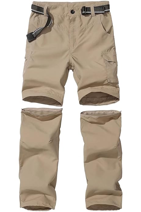 Pantaloni Trekking Bambino Pantaloncini Da Trekking Ad Asciugatura