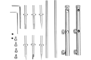 MARANON Kamera Objektivschlüssel, Edelstahl 10-110mm Professionelles Reparaturwerkzeug Set Objektivhalterungen für die Kamera
