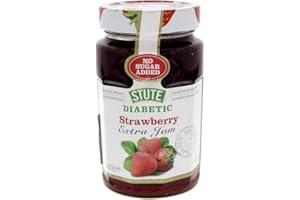 STUTE DIABETIC MARMALADE AND JAM STUTE Diabetic Strawberry Extra Jam 430g (Pack of 3)