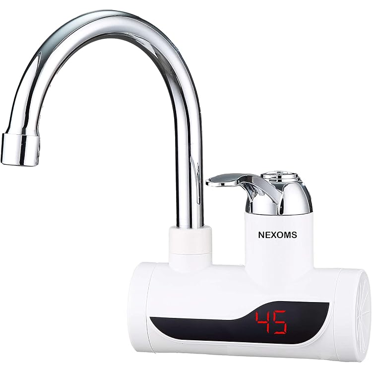 Buy KGN MART Instant Heating Water Tap with Temperature Display and 360  degree rotating flexible Nozzle Pipe,comes with a water sensor, when it  detects the water then only it will get on (