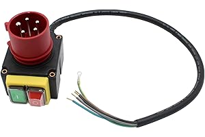 SECURA Schalter Stecker mit CEE-Stecker 400V kompatibel mit Holzspalter