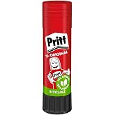 Pritt Stick Adhesive, Safe and Child Friendly Handcrafted Adhesive, Quick and Practical Adhesive School and Office Material, 1x22