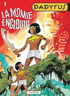 jaquette livre Papyrus, tome 1 : la momie engloutie