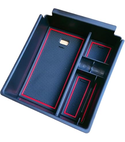 Couvercle D'accoudoir Console Centrale Pour Hyundai Tucson 2016-2023 - Protection En Simili Cuir PU - Accessoire Intérieur - 7