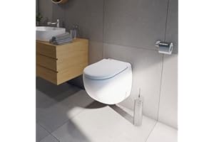 SFA - Sanicompact Comfort - WC Mural Broyeur Intégré - Contemporain - Châssis Réglable - Raccord Lave-Mains - Double-Chasse Eco+ - Entretien Facile - 42 x 51,5 x 42>51 cm - 550 W - Made In France