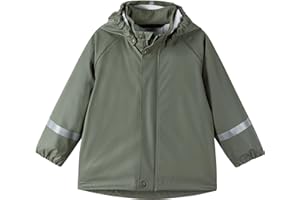 Reima Regenjacke Lampi für Kinder, wasserdichte Jacke mit verschweißten Nähten und Abnehmbarer Kapuze, Unisex Regenbekleidung für Mädchen und Jungen
