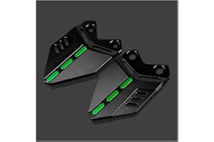 Velospeed For Ninja 650 Z650 2017-2023 Motorcycle Accessories CNC Footrest Front Pedal Wing Bracket Protector ninja650 z 650 Accessories (black-1)