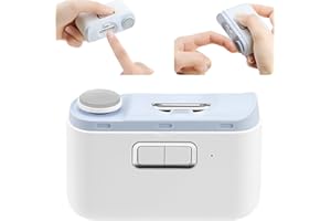 ‎AISCHENS Automatyczny Elektryczny Obcinacz do Paznokci 4 w 1 Z PolerująCym Schowkiem,Automatyczny Elektryczny Obcinacz do Paznokci dla SenioróW,DorosłYch i NiemowląT,PodśWietlany Pilnik do Paznokci