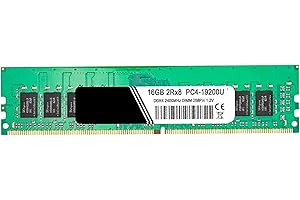 BQTEC Memoria RAM DDR4 4GB/ 8GB / 16 GB 2133/2400/ 2666 MHz PC4-17000U-21300U 1Rx8/ 2Rx8 288 Pin 1.2 V DIMM (2Rx8, 16 GB, 2400 MHz)