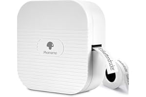 YIKANWEN Q31 Bluetooth Etikettendrucker, Beschriftungsgerät Selbstklebend Kompatibel Mit Ios Android