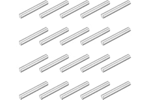 QUARKZMAN 40Pcs M3 x 18mm 304 Acero Inoxidable Pasador Cilíndrico, Pasador De Soporte Para Estantes Pasador Paralelo Sujeto Para Fabricación Mecánica, Industria, Plateado