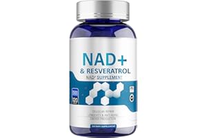 VOKY Integratore Premium NAD+ & Resveratrolo 1500mg | 120 Capsule Molli | Anti-Aging Clinico + Rigenerazione Cellulare | Alternativa Avanzata alla Nicotinamide
