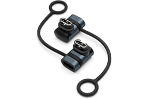 Seminer Adaptery do ładowarki do zegarków (opakowanie 2), złącze ładowania typu C żeńskie na męskie kompatybilne z Garmin Fenix 7/7S/7X/6/6X/6S i więcej - szary