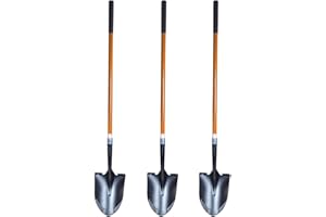3 St. FRONTTOOL Spatenschaufel 2in1 Set - Amerikanische Form Schaufel und Spaten in einem, die perfekte Kombination von 2 Werkzeugen