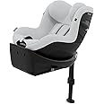 CYBEX Gold Sirona Gi i-Size Comfort child car seat incl. base, for 3 month olds to 4 years of age (with insert for newborns), max. 20 kg, 61 - 105 cm (use newborn insert if up to 40cm), Fog Grey