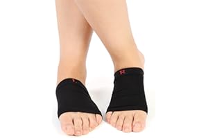 ‎YUYTE YUYTE Spreizfußbandage mit Pelotte, Fußgewölbestütze, Unisex-Kissen Schuh Einlegesohlen Pads Orthese Silikonfüße Fußgewölbe Unterstützung Kompressionsbogenhülsen Fußentlastungskissen