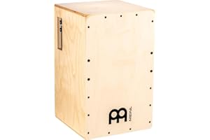Meinl Percussion Pickup Snarecraft Cajon - Grande Drum Box con Pickup, Rullante e Basso - Superficie di Suono in Betulla del Baltico (PSC100NT)