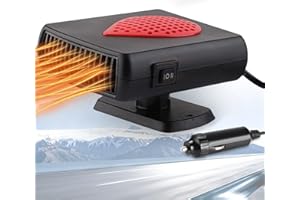 RUOVXWU Car Heater,12V 150W Portable Car Heater, Car Heater That Plugs into Cigarette Lighter, 2 in 1 Fast Heating and Cooling Function for Car Defroster Windshield Fast Defogger