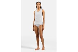 Odlo Unterhemd Damen Kurzarm Active F-Dry Light I Funktionsshirt I Funktionsunterwäsche Singlet Sportunterhemd I Damen