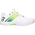Kookaburra Pro 2.0 Rubber Cricket Shoe, White/Lime
