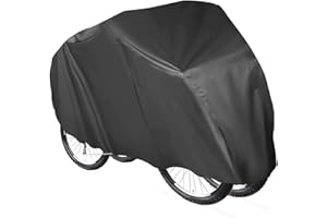 TURNAROUNDTECH Bache velo exterieur 2 velos grande taille 240 x 140 cm Matériau PEVA housse pour 2 velos bache velo exterieur pour 2 housse 2 velo exterieur protection housse 2 velos