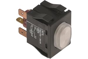 GASTROTEILESHOP Pulsador para Sammic SL-350B, SL-550B, SL-550BP, SL-290B, Jemi GS-83M, GS-83H, GS-102, A-2460-T, A-2160 para lavavajillas, color blanco