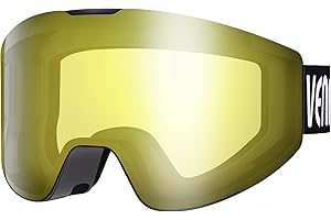VENNERLI Ski Goggles Snow Goggles OTG Anti-Fog for Women Men Adults Interchangeable Lens 100% UV 400 Protection for Outdoors Snowmobile Skiing Skating