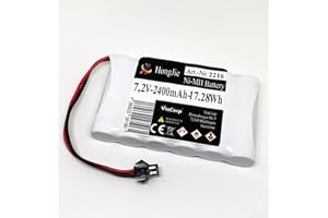 VINCORP Batteria da 7,2 V NI-MH 2400 mAh AA Mignon SM-2 P Slowfly HBX spina Crawler RC NiMH