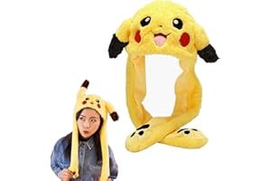 YeahBoom Beweglicher Ohr-Kaninchen-Hut,Hasen Mütze,Plüsch Bunny Ohren,Hasen Mütze mit Beweglichen Ohren,Lustiger Hut für Erwachsene Kinder,für Weihnachtsfeier Fasching,Cosplay