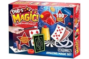 That's Magic Amazing Magic Set - Featuring 100 Fun, Easy Tricks For Young Magicians - Helps Build Child's Motor Skills and Confidence - Includes Props, Videos and Instructions, 7+ Years