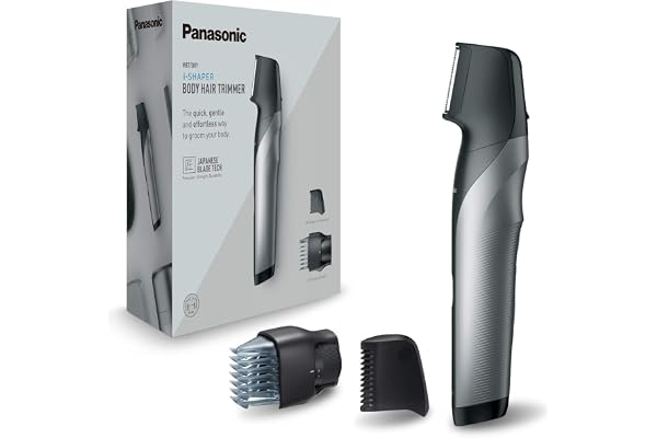 Panasonic - Personalcare ER-GK80-S503 - Tondeuse Corps - Ishaper 10 positions de coupe 2 accessoires 50 min d'autonomie Charge 1 heure Wet and Dry Noir