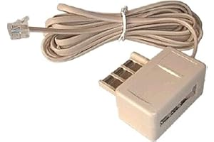 miragedesondes CABLE TELEPHONE FICHE GIGOGNE MALE/FEMELLE VERS RJ11 3 METRES.