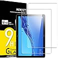 NEW'C 2 Pezzi, Pellicola Prottetiva per Huawei MediaPad T5 10,1 Pollici, Vetro Temperato, Senza Bolle, Durezza 9H, 0,33mm Ult
