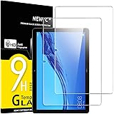 NEW'C 2 Pezzi, Pellicola Prottetiva per Huawei MediaPad T5 10,1 Pollici, Vetro Temperato, Senza Bolle, Durezza 9H, 0,33mm Ult