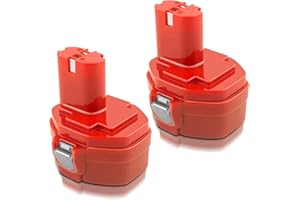 2X ADVNOVO 14.4V 3.5Ah Ni-MH Batterie pour Makita PA14 1420 1422 1433 1434 1435 1435F 192600-1 193985-8 192699 193157-5 193158-3 Makita 1051D 4033D 5094D 6280D 8280D JR140D ML140 UB140D