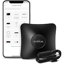 Hub Telecomando Universale BroadLink RM4 Pro - Controlla TV, Aria Condizionata, Tende Via Wi-Fi, Compatibile Alexa E Google Home