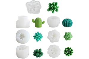 penobon Stampi in Silicone per Candele, 3D stampo silicone per Saponi, Pezzi di Ghiaccio, Torte, Artigianato