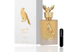 Shaheen Gold Eau de parfum 100ml (ORIGINAL) Perfume Árabe UNISEX+REGALO Atomizador 5ML DRIKANBEST Recargable
