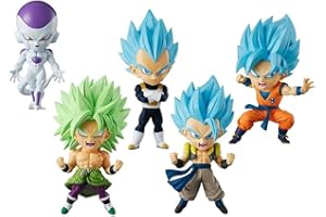 BANDAI VE56203T Figurka Dragon Ball Chibi Masters (12 Możliwych Wariantów), Kolorowa, 8 cm, 1 Sztuka