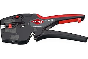 KNIPEX NexStrip Multi-Tool for Electricians in blister with non-slip plastic grips 190 mm, 12 72 190 SB