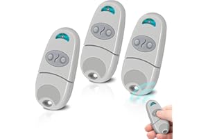 WVOILLTY 3 Pezzi Telecomando Cancello, 433,92 MHz Telecomando Porta del Garage,Telecomando Compatibile con 433MHz Telecommande C@me EV, NA, EE, 2 Canali