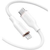 Anker PowerLine III Flow Cable USB C to Lightning, 180 cm, White | For iPhone 14 Plus 14 14 Pro Max 13 13 Pro 12, MFi Certifi