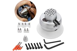 Salmue Befestigungssatz, Universalfutter, Gravur Universal-Schraubstock aus Metall, einstellbares Schmuckwerkzeug, multifunktionsfreie Befestigungsvorrichtung