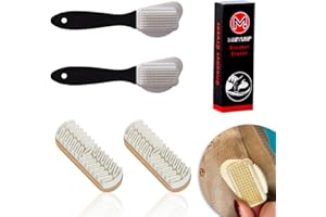 Xmart 5 Stück Wildlederbürste Multifunktion Schuhbürste Wildleder Stark und Robust WildlederbüRste für Schuhe Set Nubukleder Bürste Geeignet für Wildleder Nubuk ölwildleder