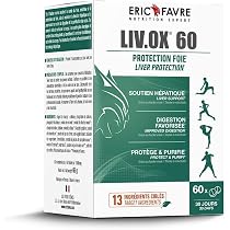 Complément Alimentaire Détox Foie 28 En 1 - 120 Capsules De 1430mg, Chardon-Marie, Artichaut, Neuf