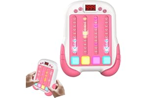 POPOYU Electronic Music Rhythm Game Machine Handheld,Upgraded Rhythm Master Game Console Quick Press Push Game,Pop It Game Sensory Fidget Toys for Kids Age 4 5 6 7 8 9 Gifts,Christmas Stocking Fillers