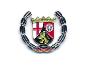 hegibaer Land Rheinland-Pfalz Wappen Mainz Koblenz Deutschland Badge Pin Anstecker 0923