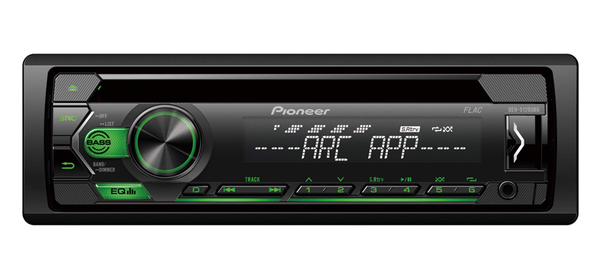 Pioneer-DEH-S120UBG-Autoradio-Iluminacin-en-Verde